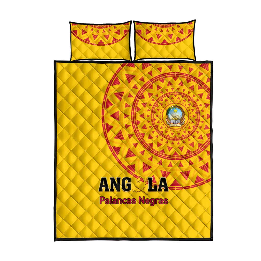 Support Palancas Negras - Yellow Angola Football Quilt Bed Set LT01