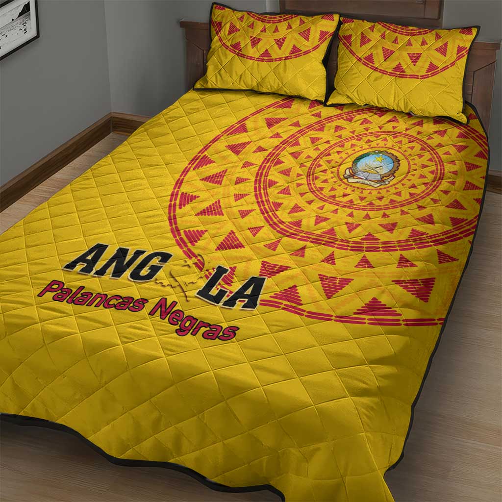 Support Palancas Negras - Yellow Angola Football Quilt Bed Set LT01