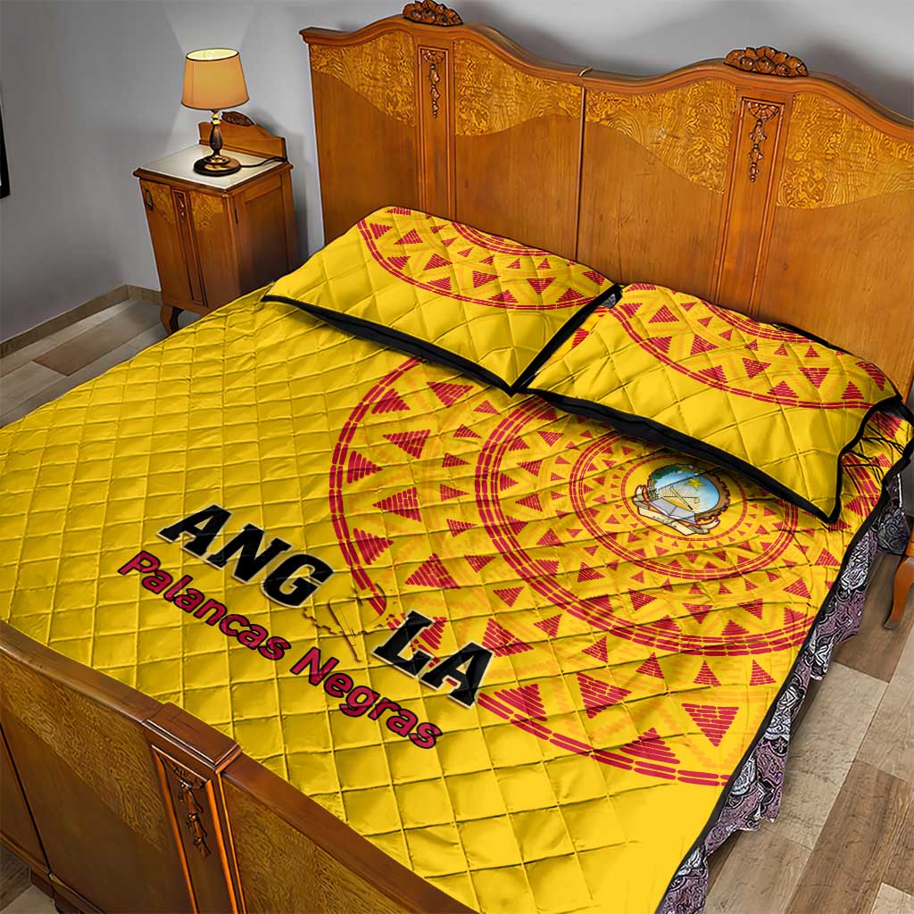 Support Palancas Negras - Yellow Angola Football Quilt Bed Set LT01