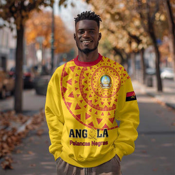 Support Palancas Negras - Yellow Angola Football Sweatshirt LT01
