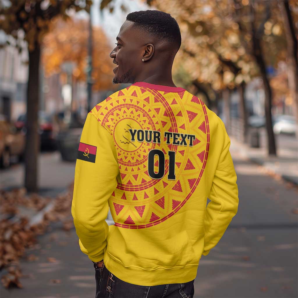 Support Palancas Negras - Yellow Angola Football Sweatshirt LT01