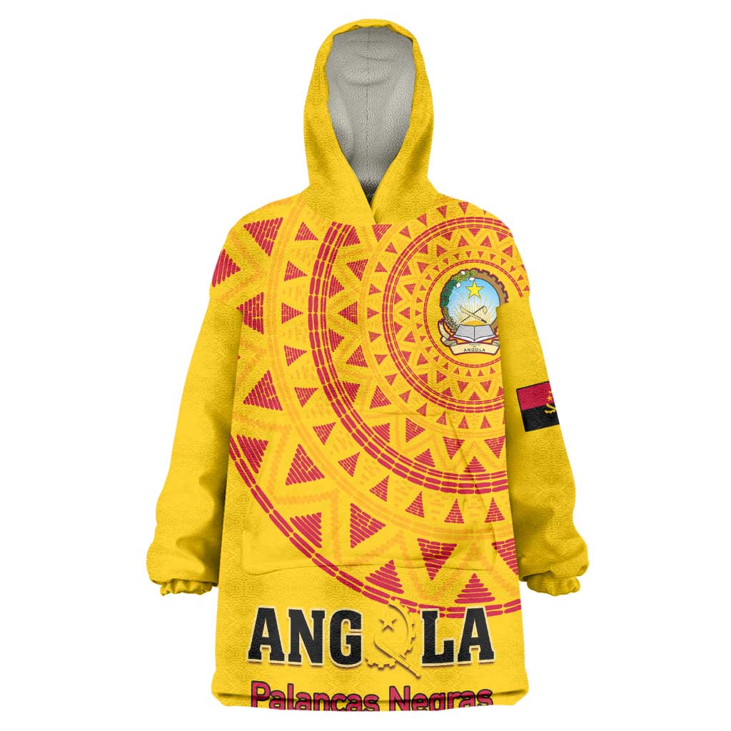 Support Palancas Negras - Yellow Angola Football Wearable Blanket Hoodie LT01