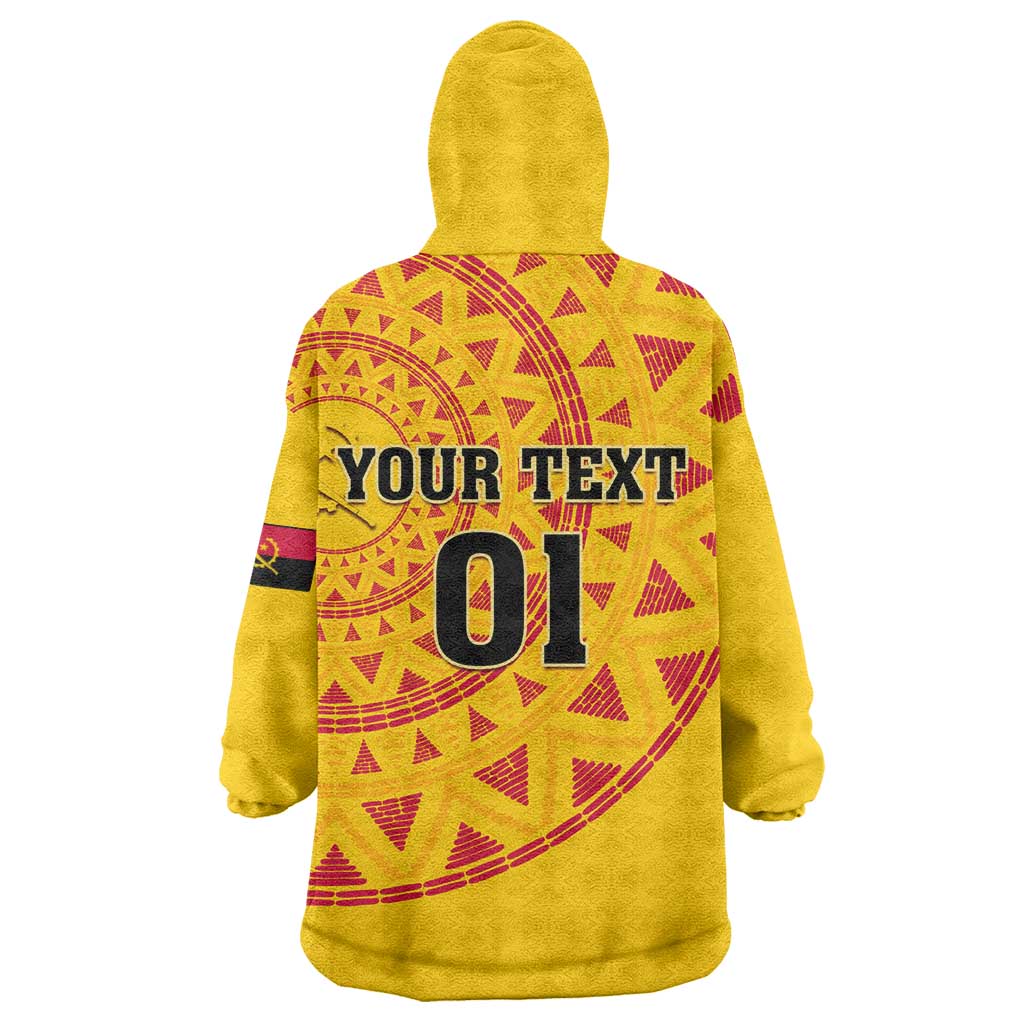 Support Palancas Negras - Yellow Angola Football Wearable Blanket Hoodie LT01