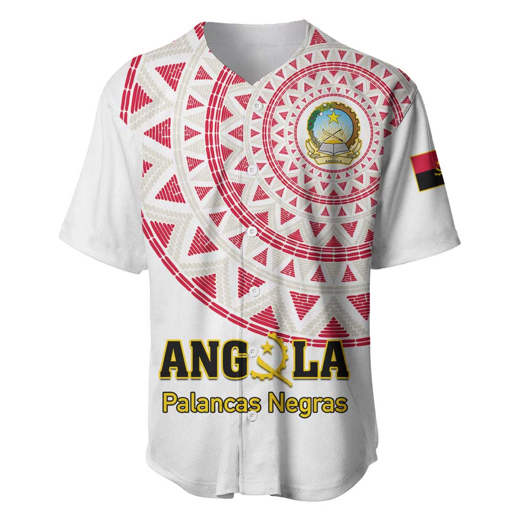 Support Palancas Negras - White Angola Football Baseball Jersey LT01