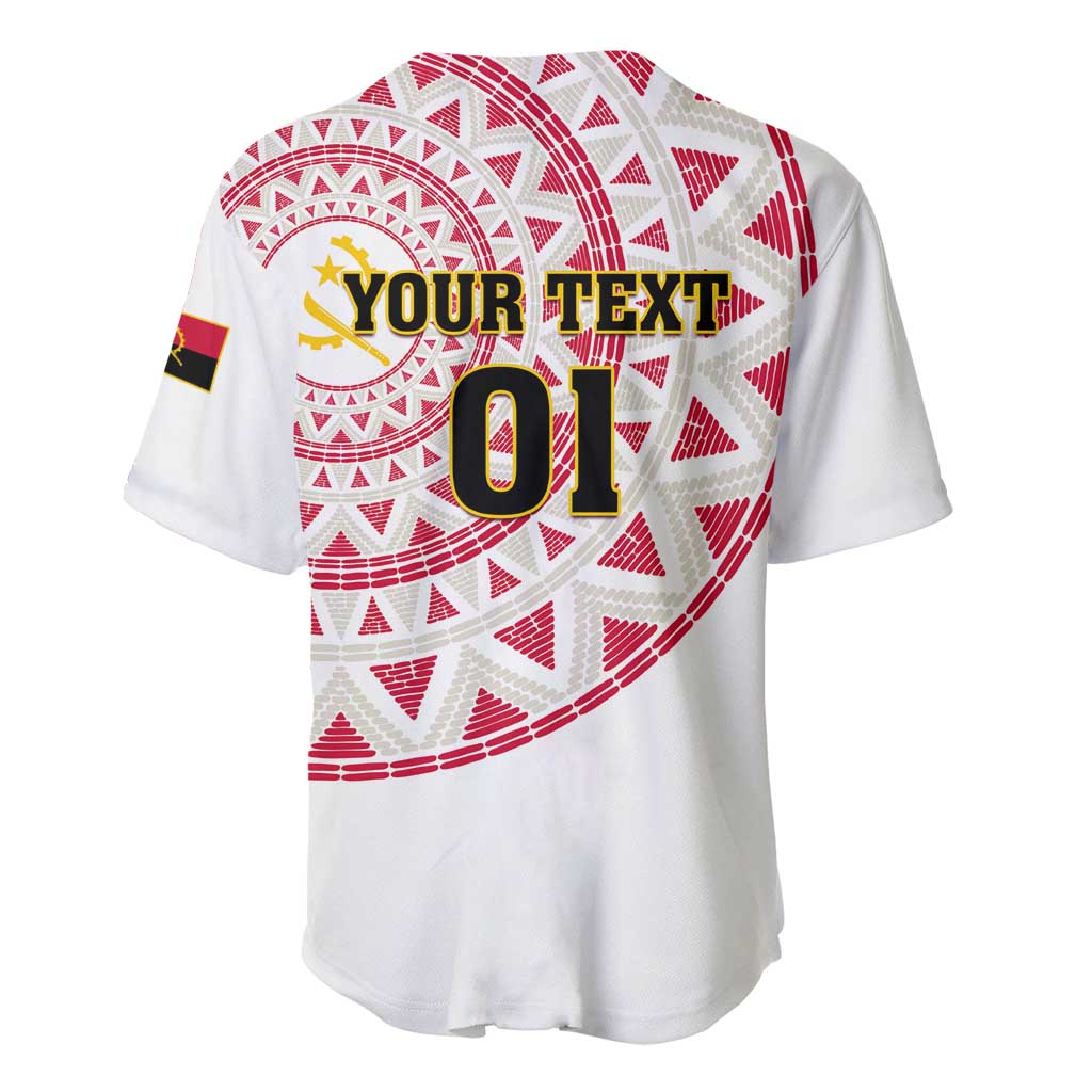 Support Palancas Negras - White Angola Football Baseball Jersey LT01