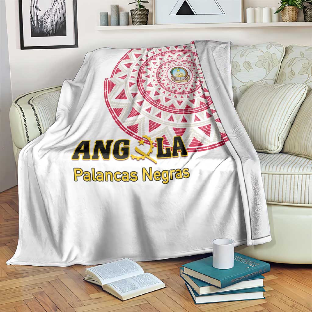 Support Palancas Negras - White Angola Football Blanket LT01