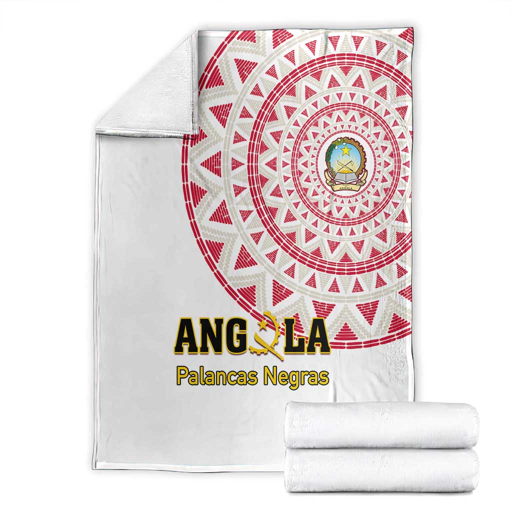 Support Palancas Negras - White Angola Football Blanket LT01