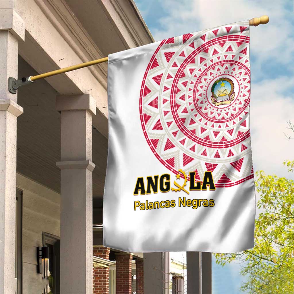 Support Palancas Negras - White Angola Football Garden Flag LT01