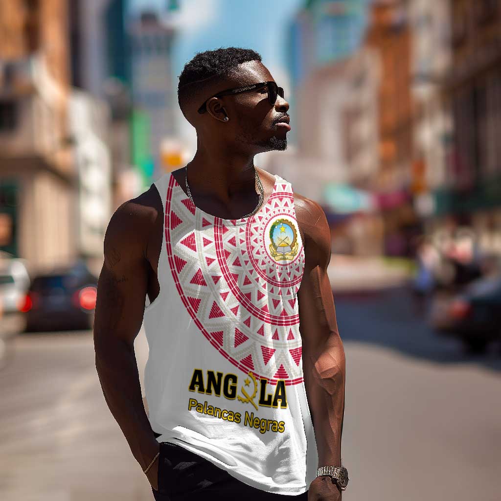 Support Palancas Negras - White Angola Football Men Tank Top LT01