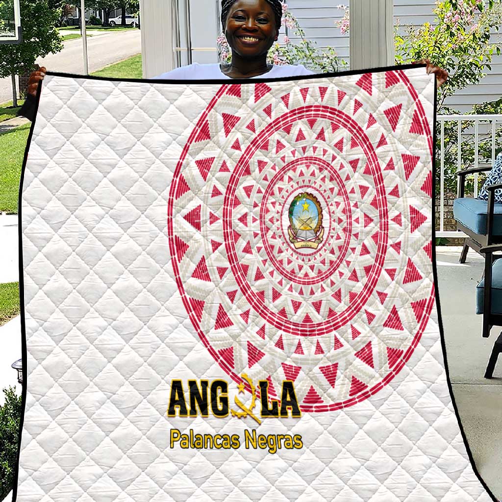 Support Palancas Negras - White Angola Football Quilt LT01