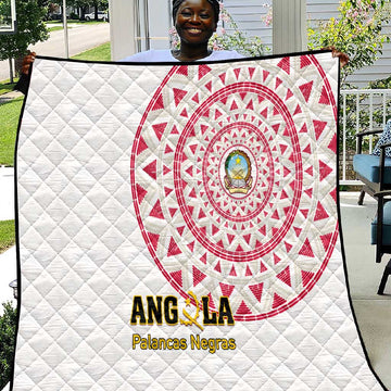 Support Palancas Negras - White Angola Football Quilt LT01