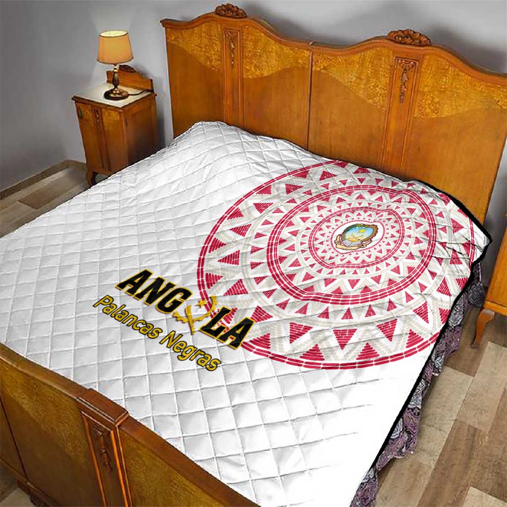 Support Palancas Negras - White Angola Football Quilt LT01