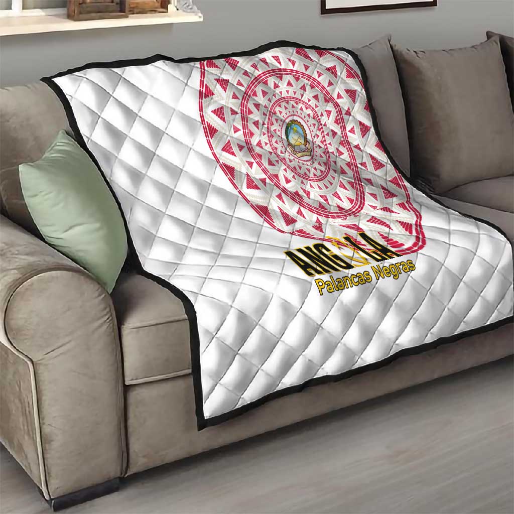 Support Palancas Negras - White Angola Football Quilt LT01