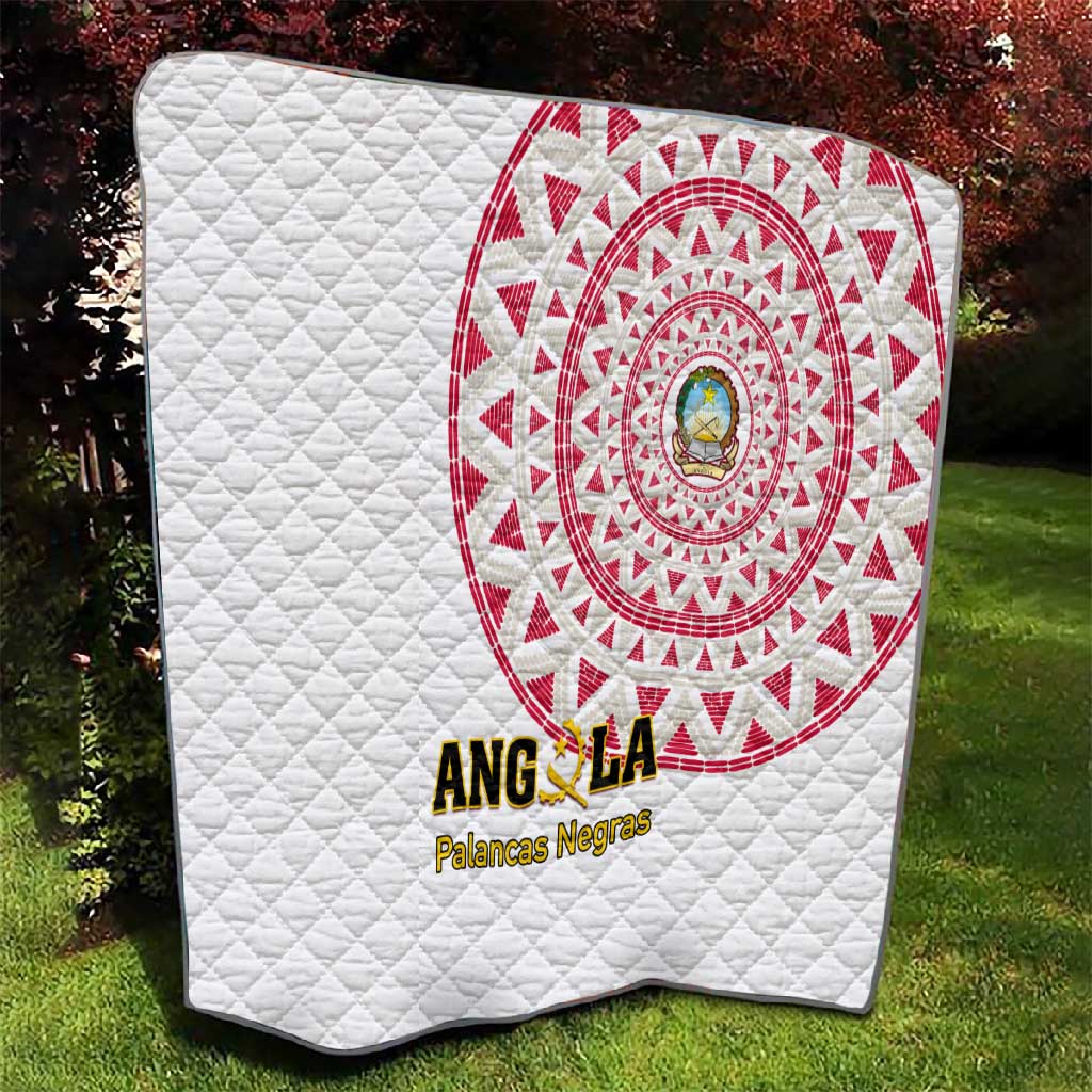 Support Palancas Negras - White Angola Football Quilt LT01