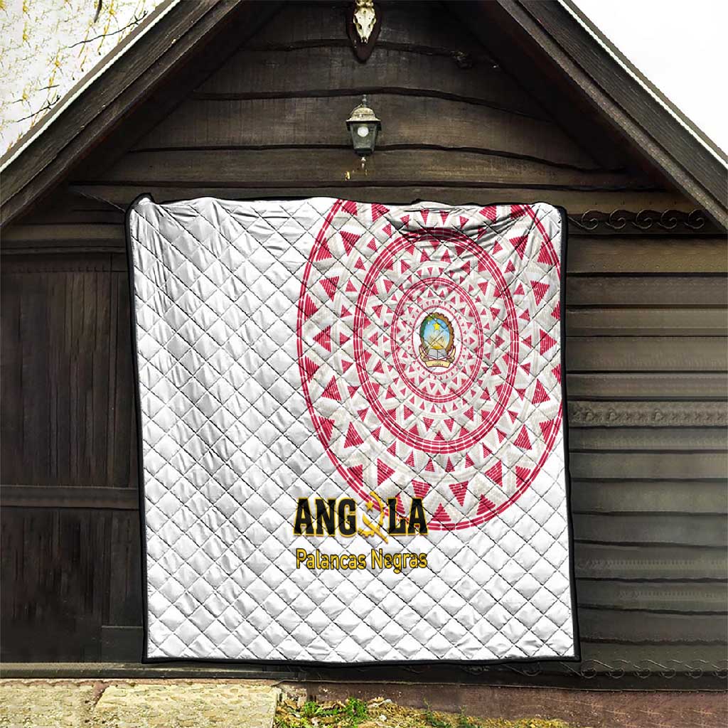 Support Palancas Negras - White Angola Football Quilt LT01