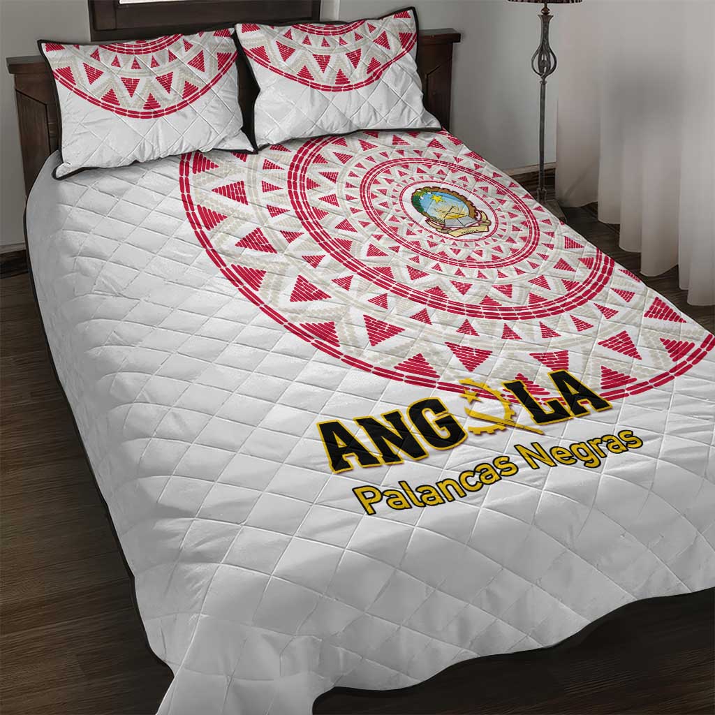 Support Palancas Negras - White Angola Football Quilt Bed Set LT01