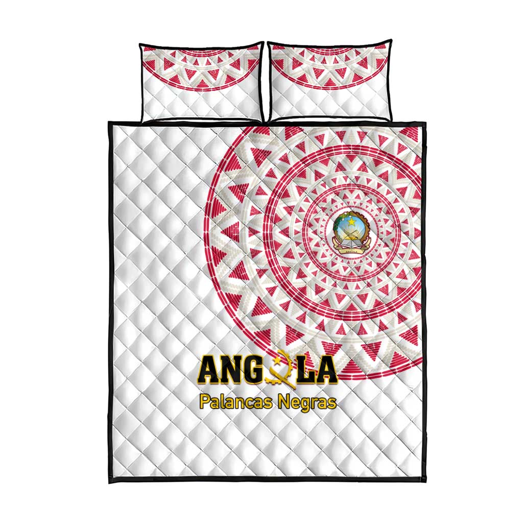Support Palancas Negras - White Angola Football Quilt Bed Set LT01