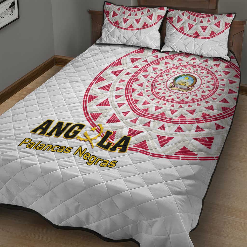 Support Palancas Negras - White Angola Football Quilt Bed Set LT01