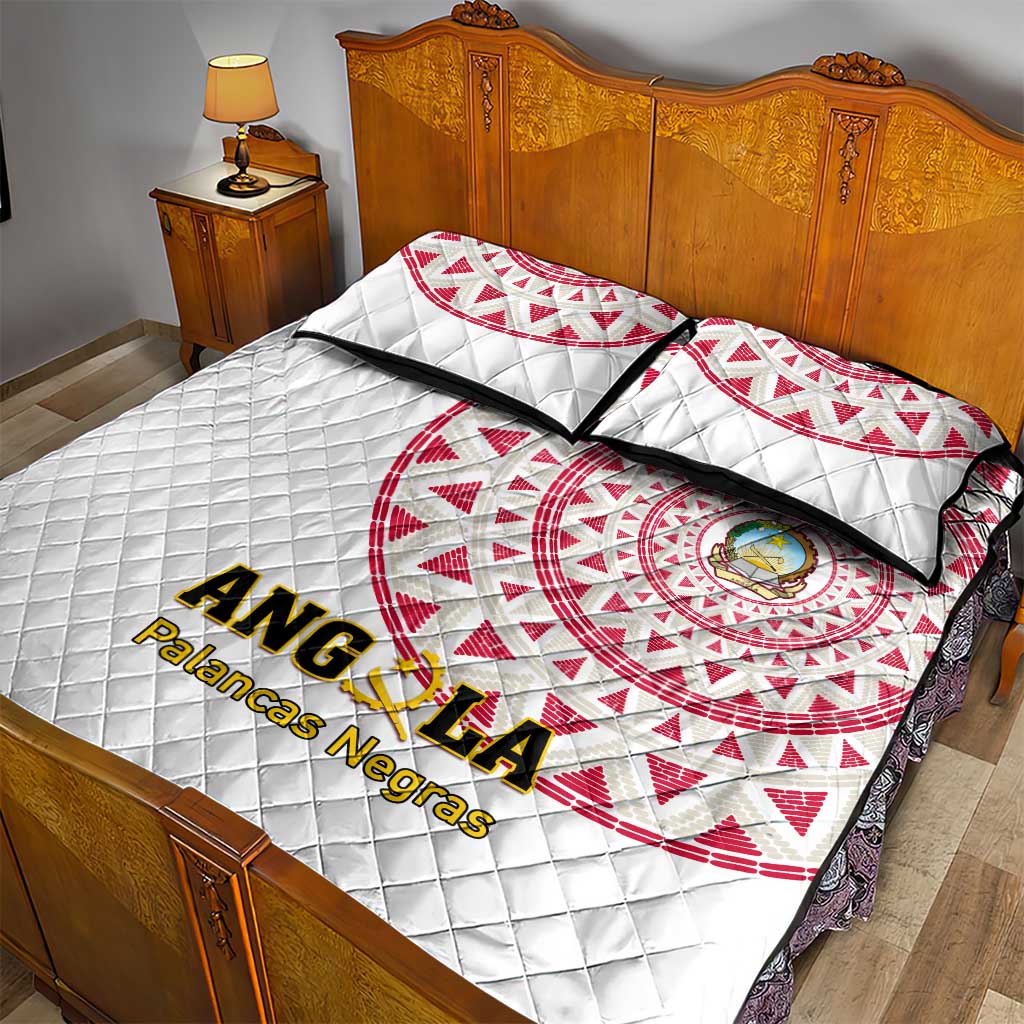 Support Palancas Negras - White Angola Football Quilt Bed Set LT01