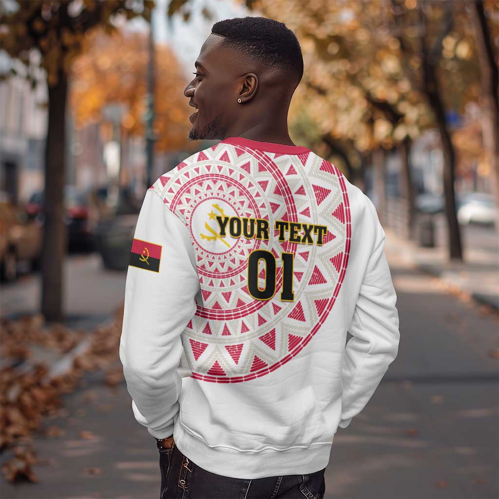 Support Palancas Negras - White Angola Football Sweatshirt LT01
