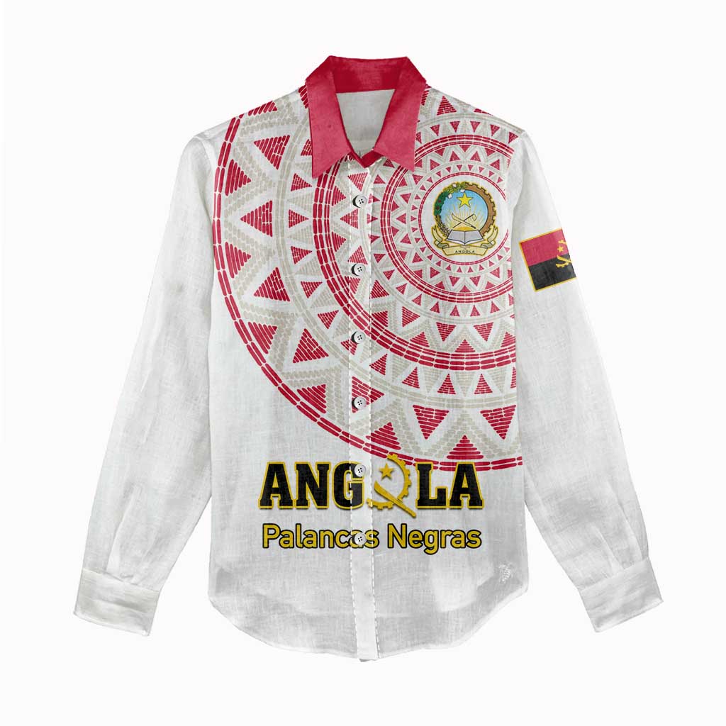 Support Palancas Negras - White Angola Football Women Casual Shirt LT01