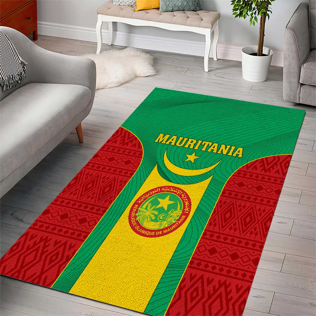 Support the Lions of Chinguetti - Mauritania Football Area Rug LT01