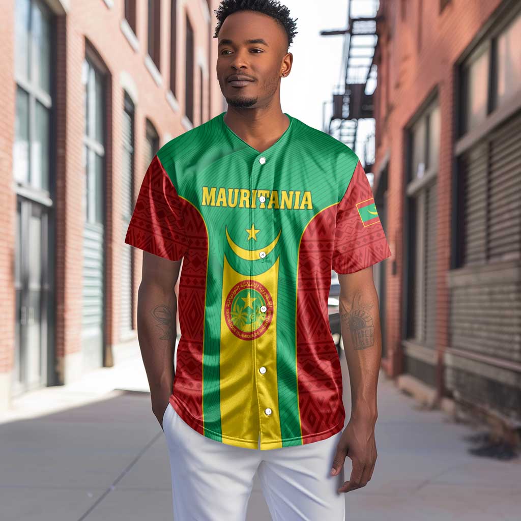 Support the Lions of Chinguetti - Mauritania Football Baseball Jersey LT01