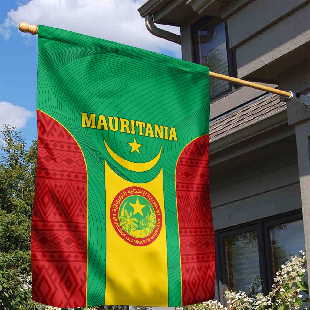 Support the Lions of Chinguetti - Mauritania Football Garden Flag LT01