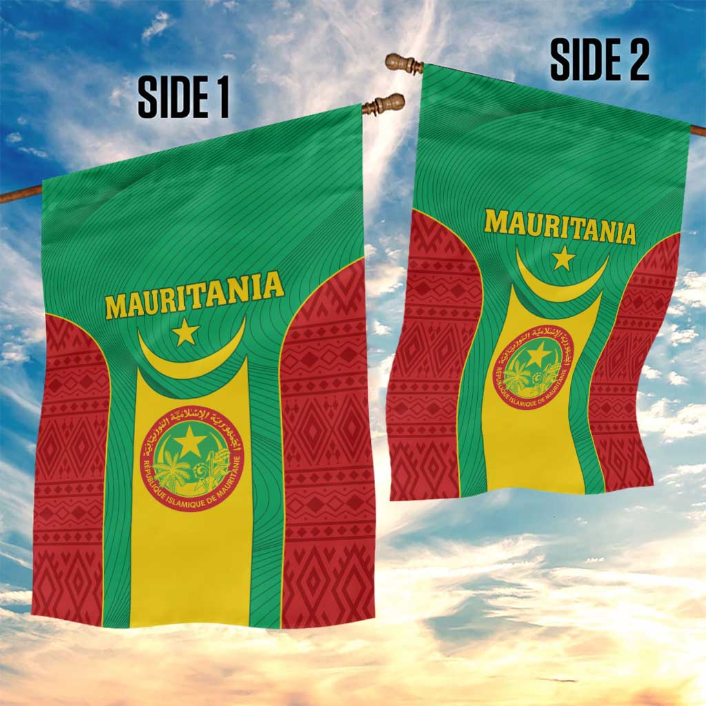 Support the Lions of Chinguetti - Mauritania Football Garden Flag LT01