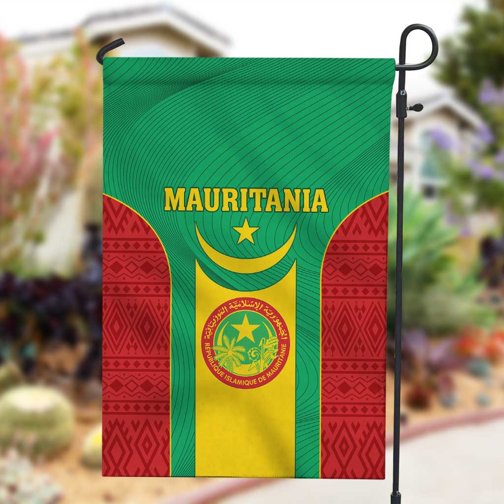Support the Lions of Chinguetti - Mauritania Football Garden Flag LT01