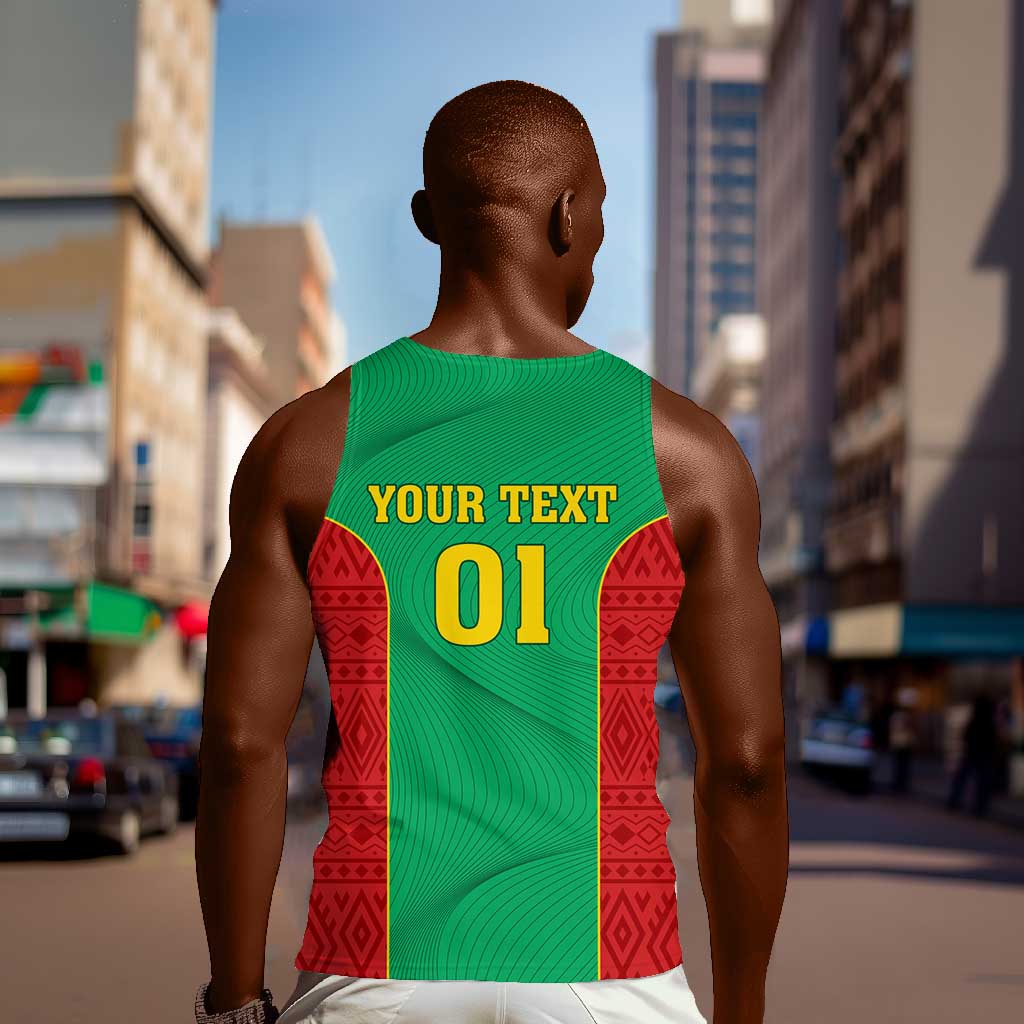 Support the Lions of Chinguetti - Mauritania Football Men Tank Top LT01