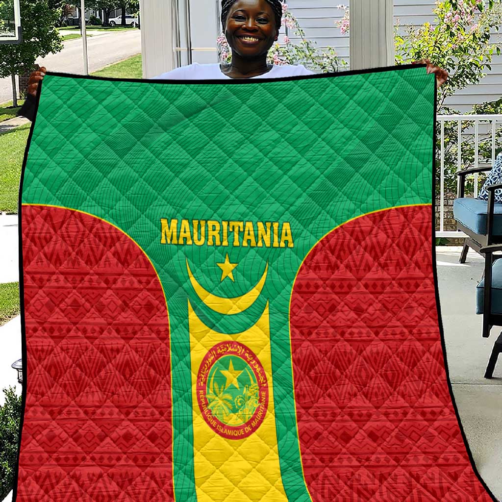 Support the Lions of Chinguetti - Mauritania Football Quilt LT01