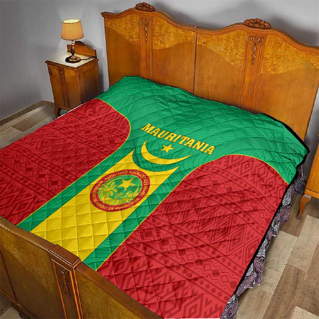 Support the Lions of Chinguetti - Mauritania Football Quilt LT01