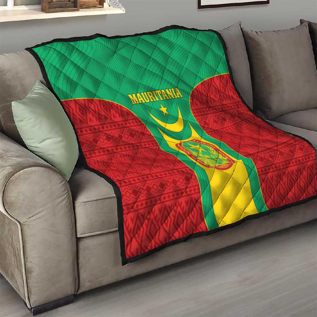 Support the Lions of Chinguetti - Mauritania Football Quilt LT01