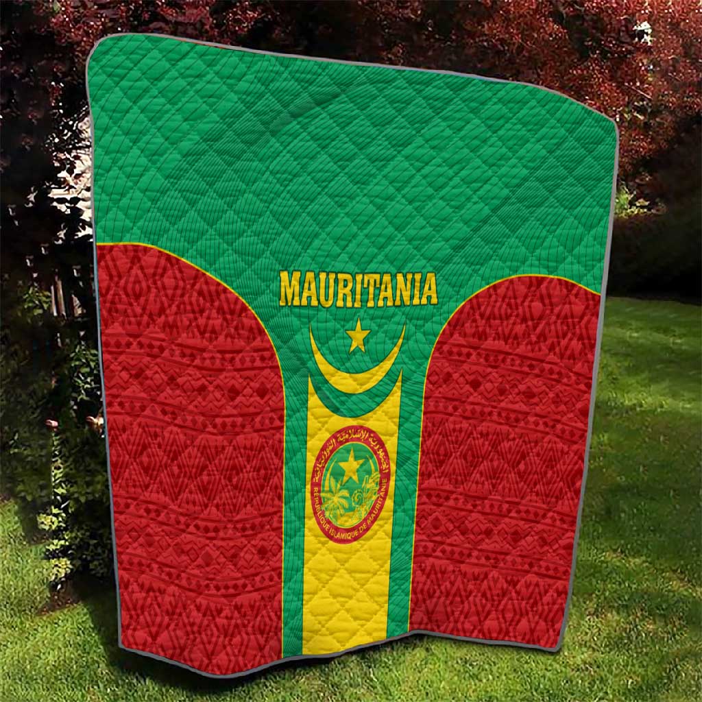 Support the Lions of Chinguetti - Mauritania Football Quilt LT01