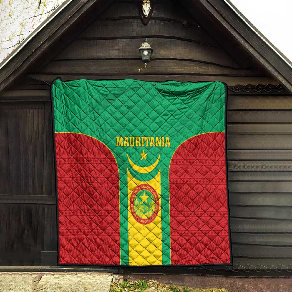 Support the Lions of Chinguetti - Mauritania Football Quilt LT01