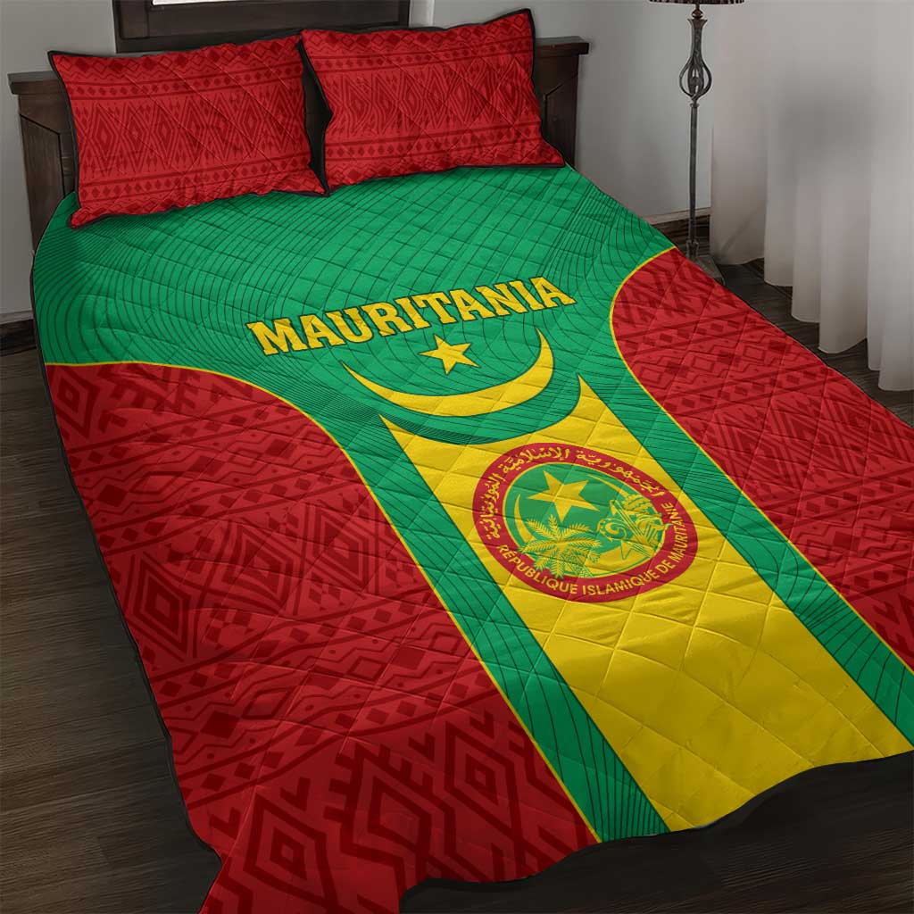 Support the Lions of Chinguetti - Mauritania Football Quilt Bed Set LT01