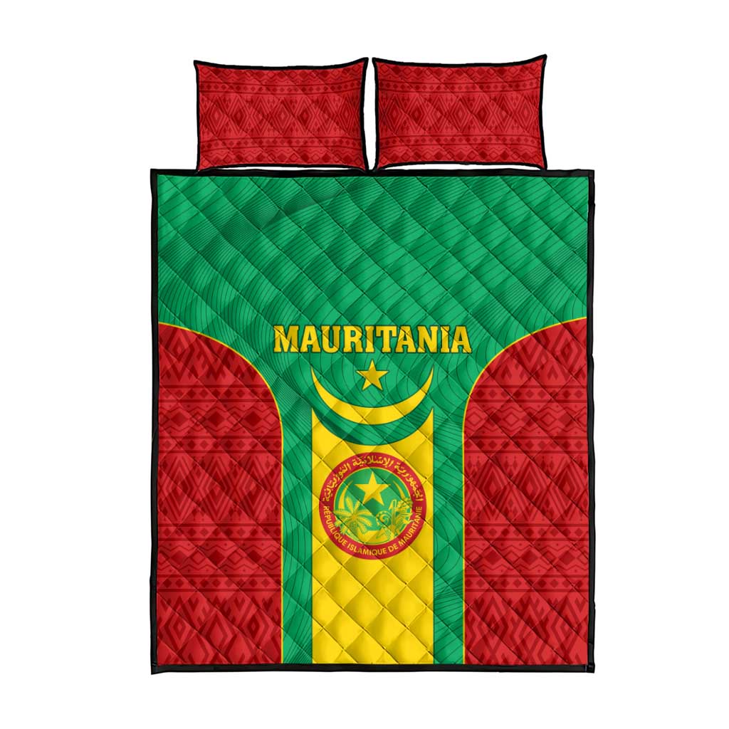 Support the Lions of Chinguetti - Mauritania Football Quilt Bed Set LT01