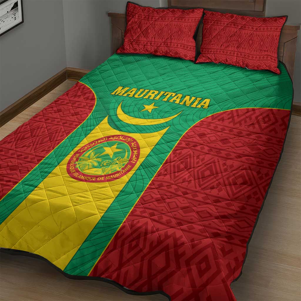 Support the Lions of Chinguetti - Mauritania Football Quilt Bed Set LT01