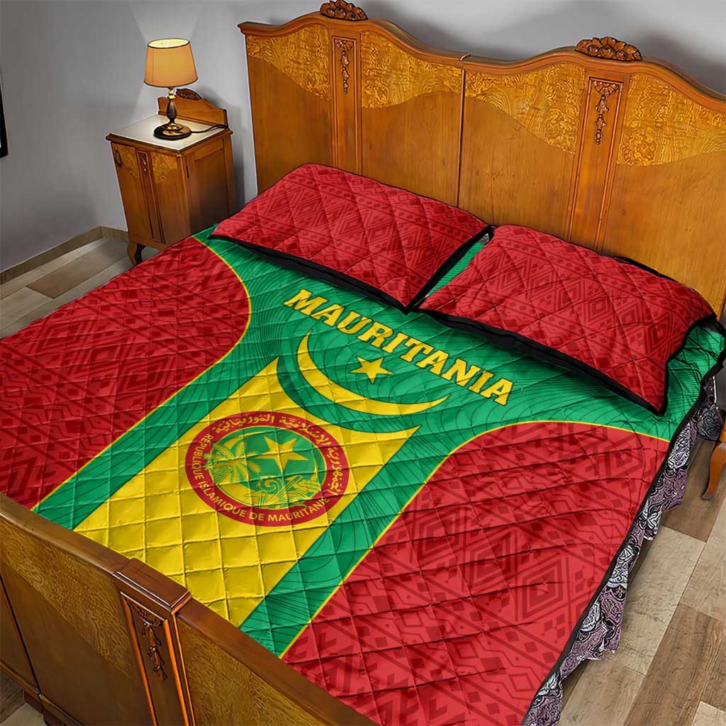 Support the Lions of Chinguetti - Mauritania Football Quilt Bed Set LT01