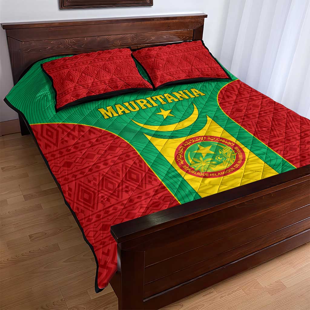 Support the Lions of Chinguetti - Mauritania Football Quilt Bed Set LT01