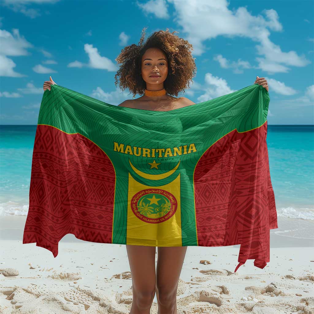 Support the Lions of Chinguetti - Mauritania Football Sarong LT01