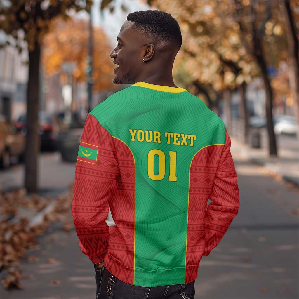 Support the Lions of Chinguetti - Mauritania Football Sweatshirt LT01