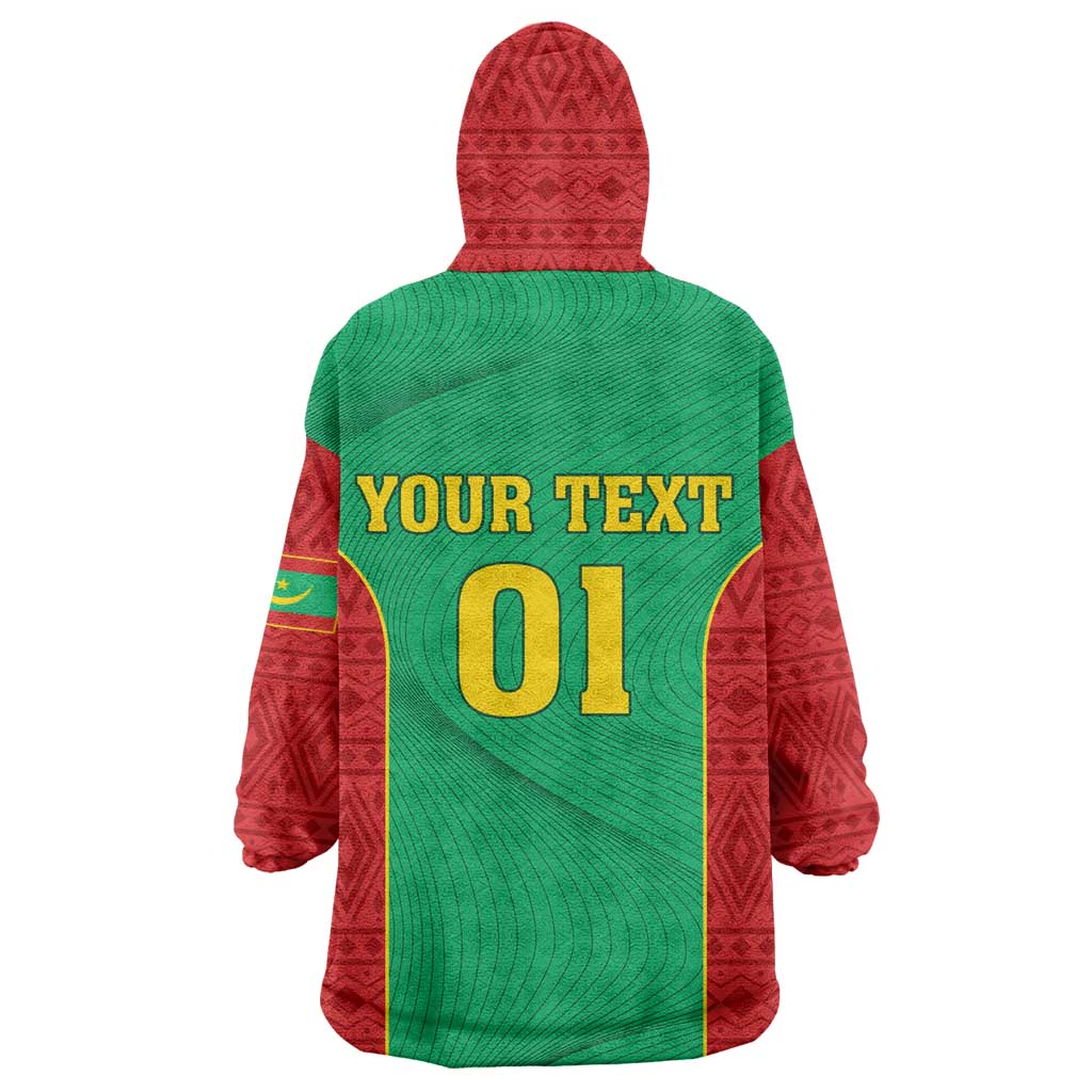Support the Lions of Chinguetti - Mauritania Football Wearable Blanket Hoodie LT01