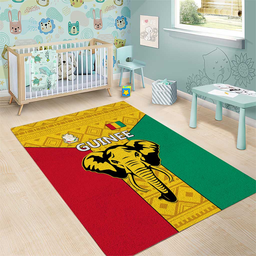 Guinea Football Area Rug Come On Syli National LT01