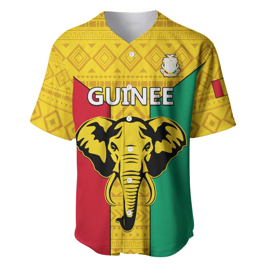 Guinea Football Baseball Jersey Come On Syli National LT01