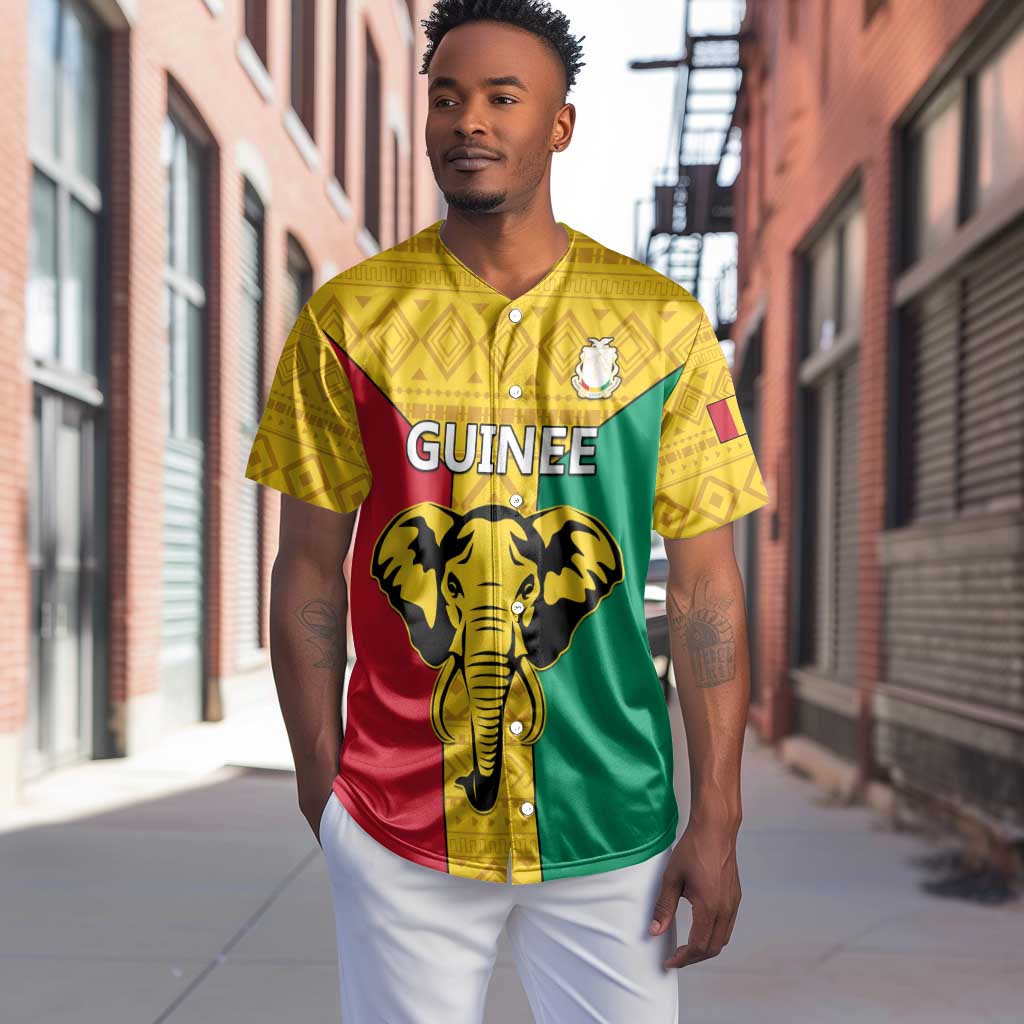 Guinea Football Baseball Jersey Come On Syli National LT01