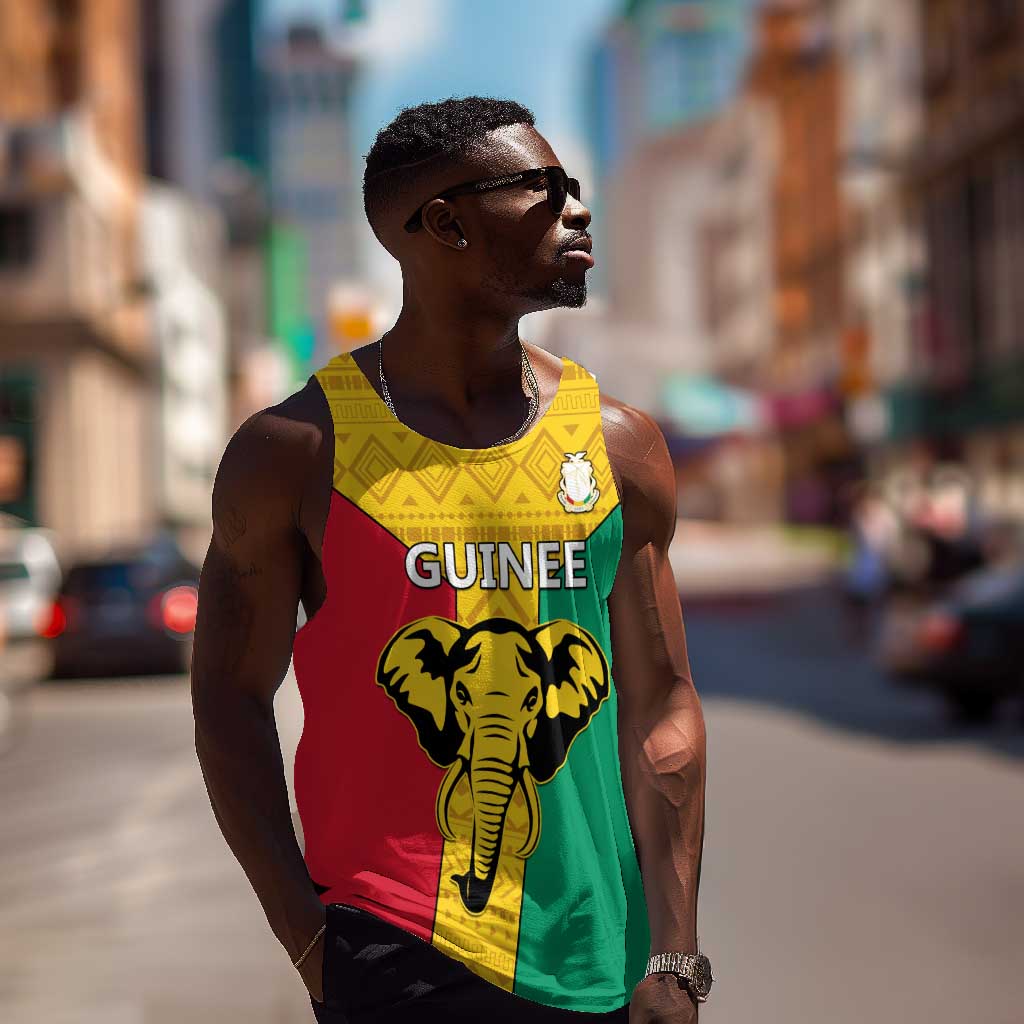 Guinea Football Men Tank Top Come On Syli National LT01