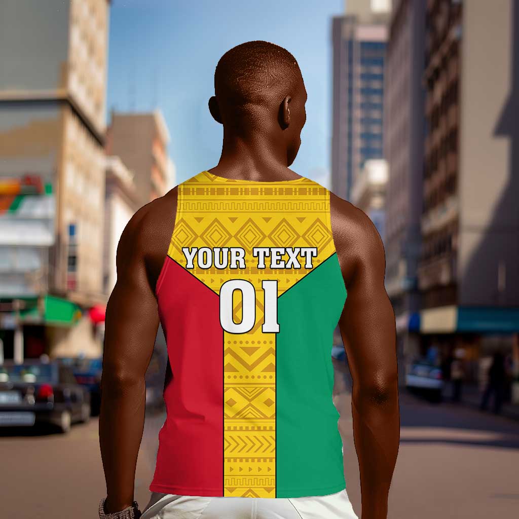 Guinea Football Men Tank Top Come On Syli National LT01