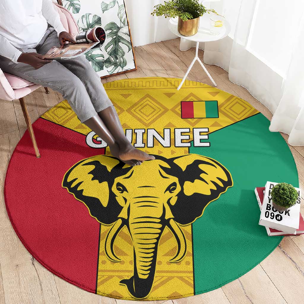 Guinea Football Round Carpet Come On Syli National LT01